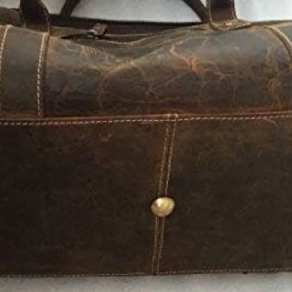 Leather Travel Duffel Bags for Men‎ and Women Full Grain Leather Overnight Weeke